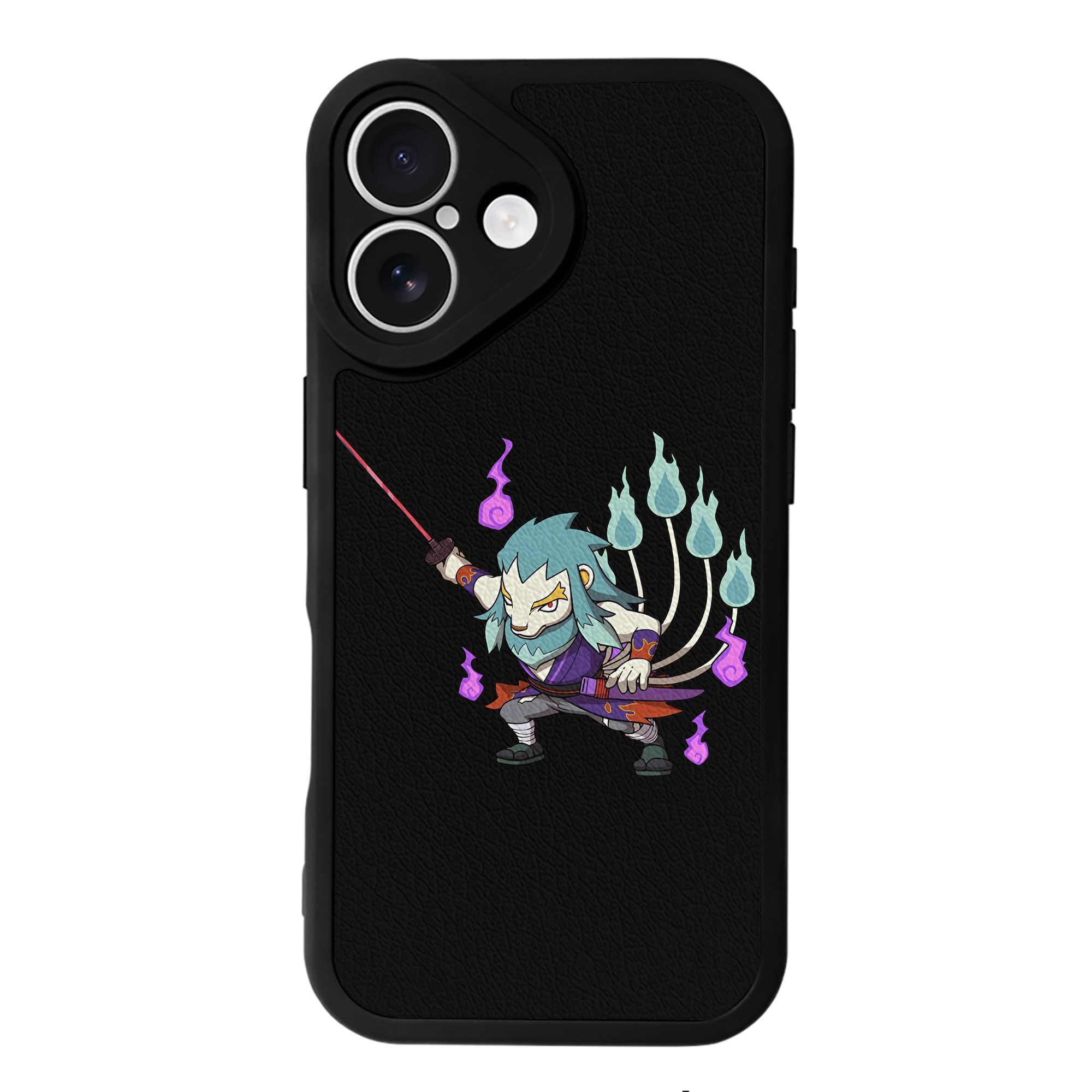 （画像用） 妖怪ウォッチ Yo-kai Watch 【iPhone 16シリーズ対応】シリコンスマホケース（レザー調） 材質：シリコン